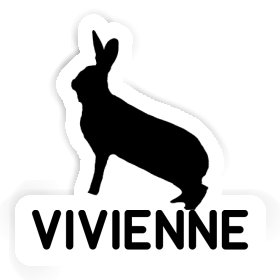 Lapin Autocollant Vivienne Image