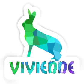 Vivienne Autocollant Lapin Image