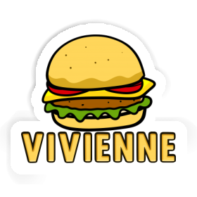 Hamburger Autocollant Vivienne Image