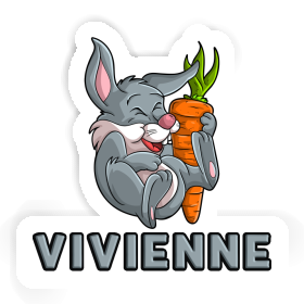 Autocollant Vivienne Lapin de Pâques Image