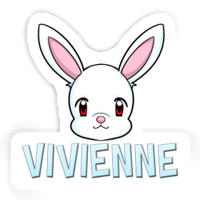 Lapin Autocollant Vivienne Image