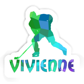 Vivienne Autocollant Joueur de hockey Image