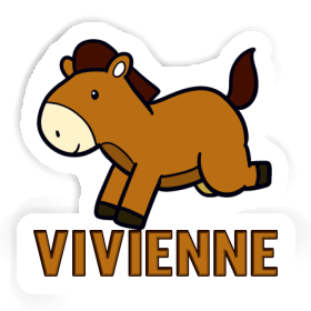 Cheval Autocollant Vivienne Image