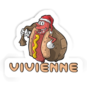 Vivienne Autocollant Hot-Dog Image