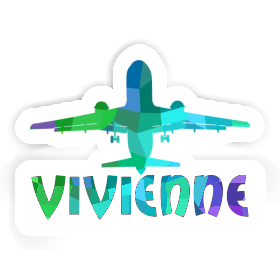 Autocollant Jumbo-Jet Vivienne Image