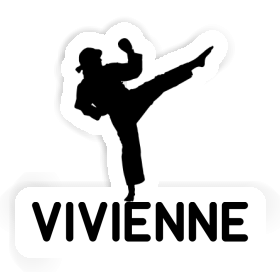 Autocollant Karatéka Vivienne Image