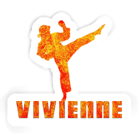 Vivienne Autocollant Karatéka Image