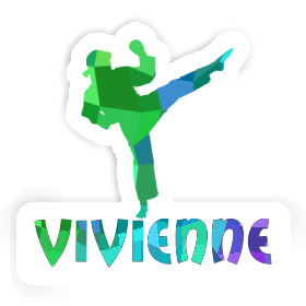 Karatéka Autocollant Vivienne Image