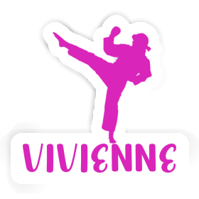 Karatéka Autocollant Vivienne Image