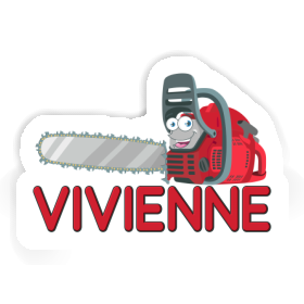 Vivienne Autocollant Tronçonneuse Image