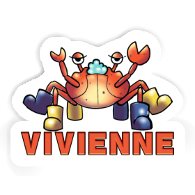 Autocollant Crabe Vivienne Image