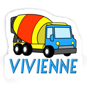 Camion malaxeur Autocollant Vivienne Image