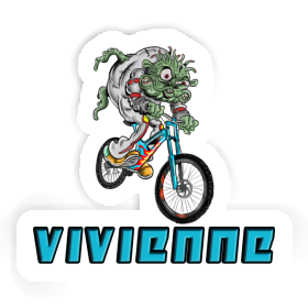 Autocollant Vététiste Vivienne Image