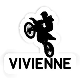 Sticker Vivienne Motocross Rider Image