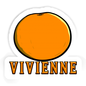 Vivienne Autocollant Orange Image
