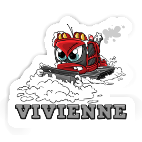 Véhicule de piste Autocollant Vivienne Image