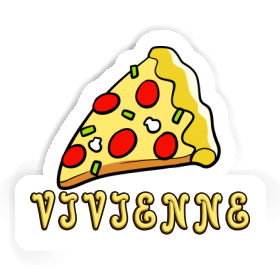 Vivienne Autocollant Pizza Image