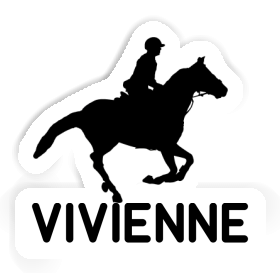 Autocollant Cavalière Vivienne Image