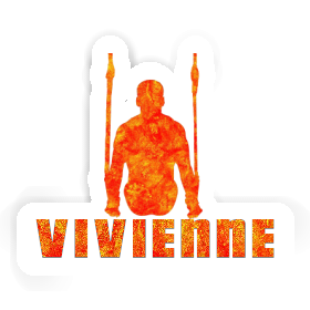 Gymnaste aux anneaux Autocollant Vivienne Image