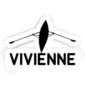 Autocollant Vivienne Bateau à rames Image