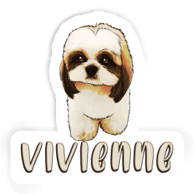 Vivienne Sticker Shih Tzu Image