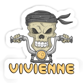 Vivienne Autocollant Motard Image
