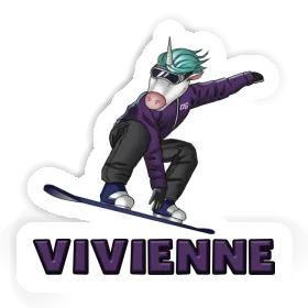 Autocollant Snowboardeuse Vivienne Image