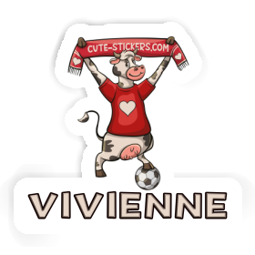 Autocollant Vache Vivienne Image
