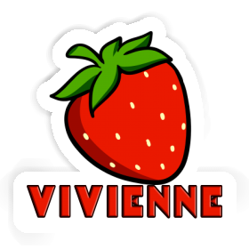 Autocollant Vivienne Fraise Image