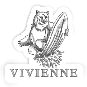 Autocollant Surfeur Vivienne Image