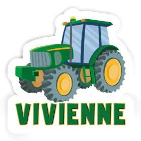 Autocollant Tracteur Vivienne Image