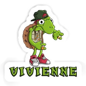Vivienne Autocollant Tortue Hip Hop Image