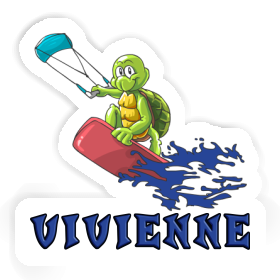 Autocollant Kitesurfeur Vivienne Image
