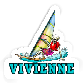 Surfeur Autocollant Vivienne Image