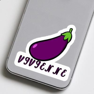 Sticker Aubergine Vivienne Gift package Image