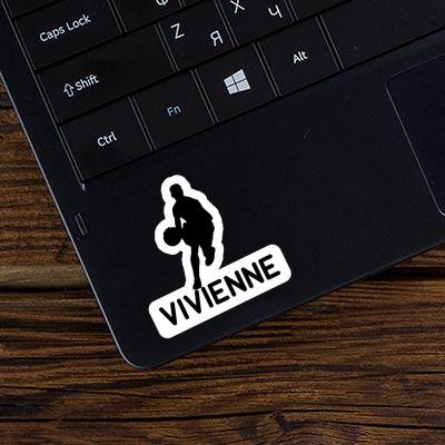 Autocollant Vivienne Joueur de basket-ball Laptop Image