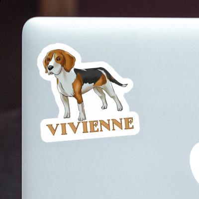 Beagle Aufkleber Vivienne Laptop Image