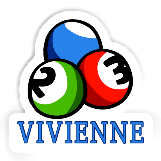 Vivienne Autocollant Boule de billard Notebook Vivienne Autocollant Boule de billard Gift package Image