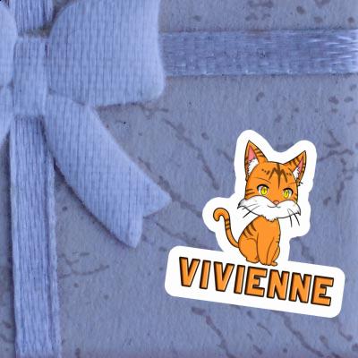 Vivienne Sticker Cat Notebook Image
