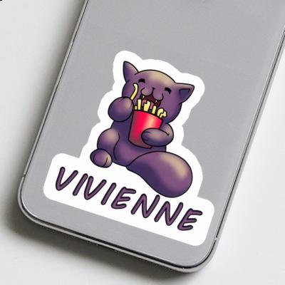 Autocollant Chat-frites Vivienne Notebook Autocollant Chat-frites Vivienne Notebook Image