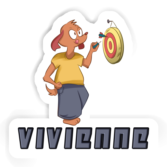 Sticker Darts Player Vivienne Notebook Image