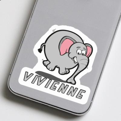 Autocollant Vivienne Éléphant Image