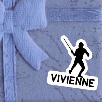 Vivienne Autocollant Escrimeur Vivienne Autocollant Escrimeur Image