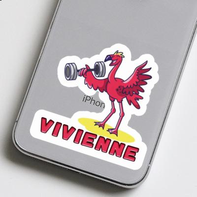Sticker Vivienne Weight Lifter Notebook Image
