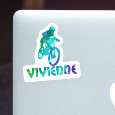Sticker Vivienne Freeride Biker Laptop Image