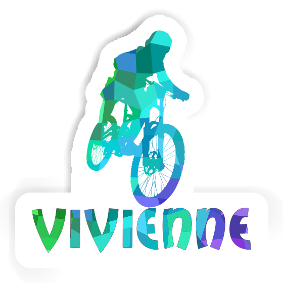 Autocollant Freeride Biker Vivienne Notebook Image
