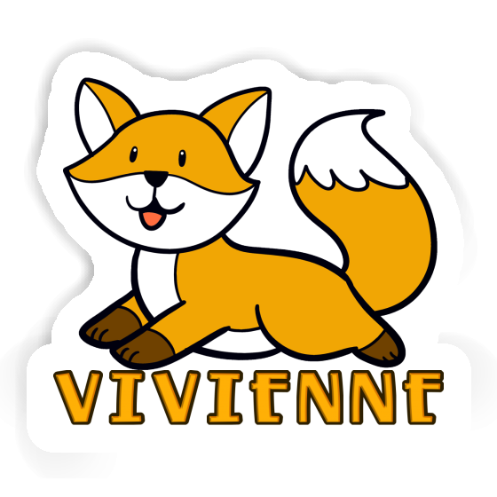 Autocollant Renard Vivienne Laptop Autocollant Renard Vivienne Laptop Image