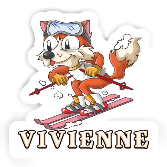 Autocollant Renard à ski Vivienne Notebook Autocollant Renard à ski Vivienne Gift package Image