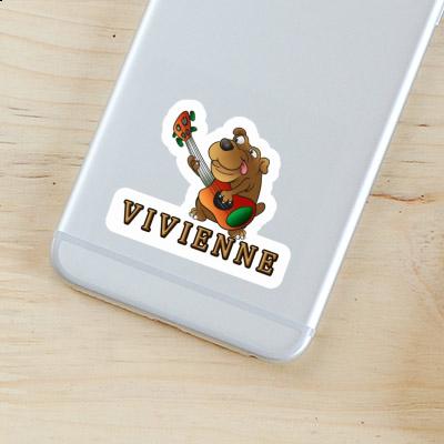 Vivienne Sticker Gitarrenhund Image