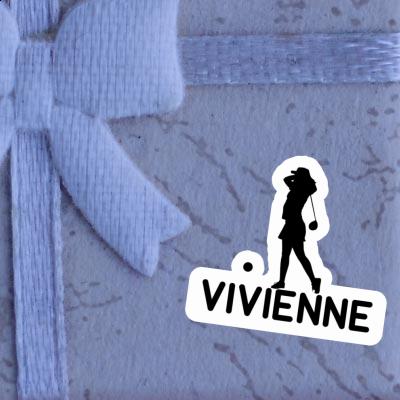 Sticker Golfer Vivienne Notebook Image